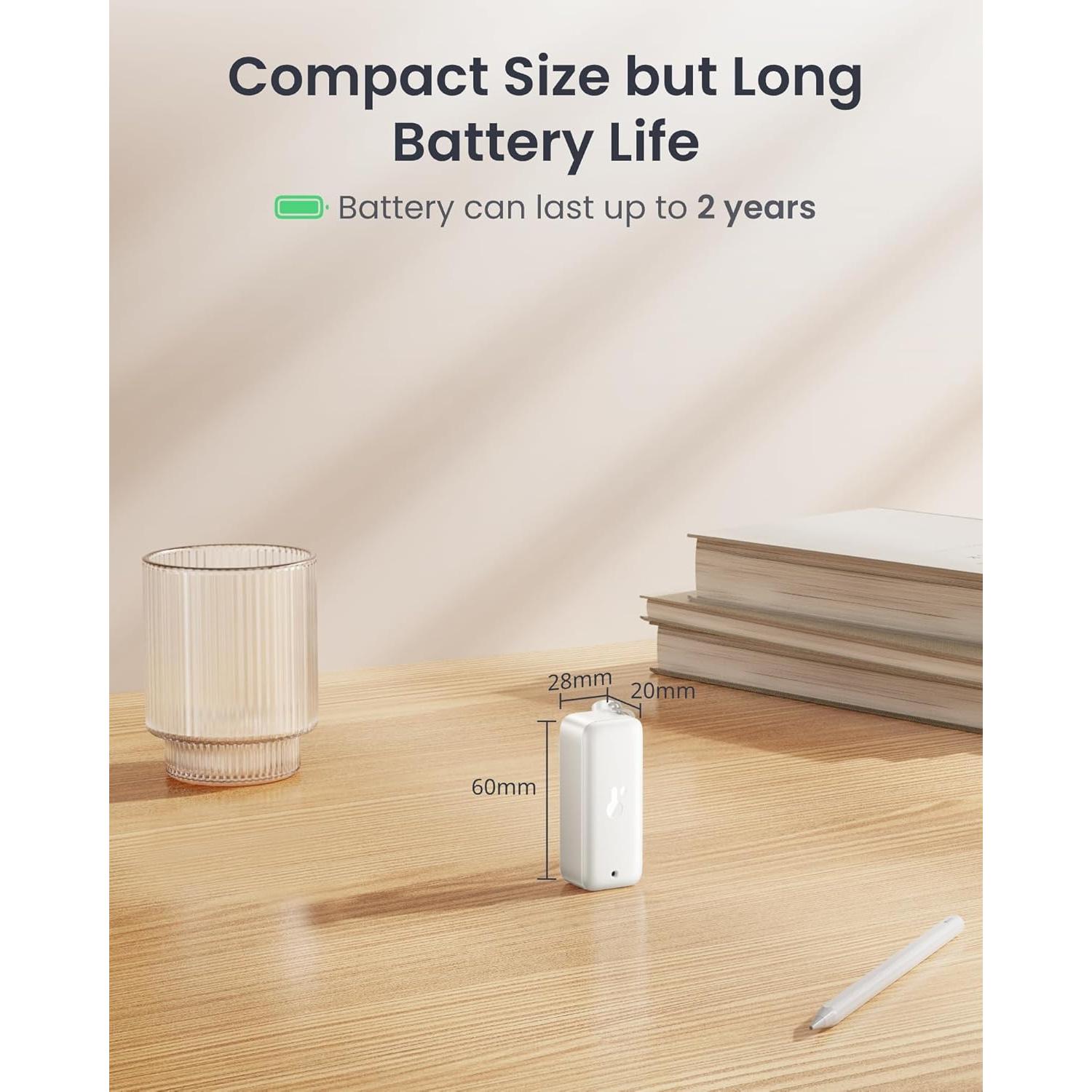 Termómetro Higrómetro Bluetooth SwitchBot IP65 2 Sensores