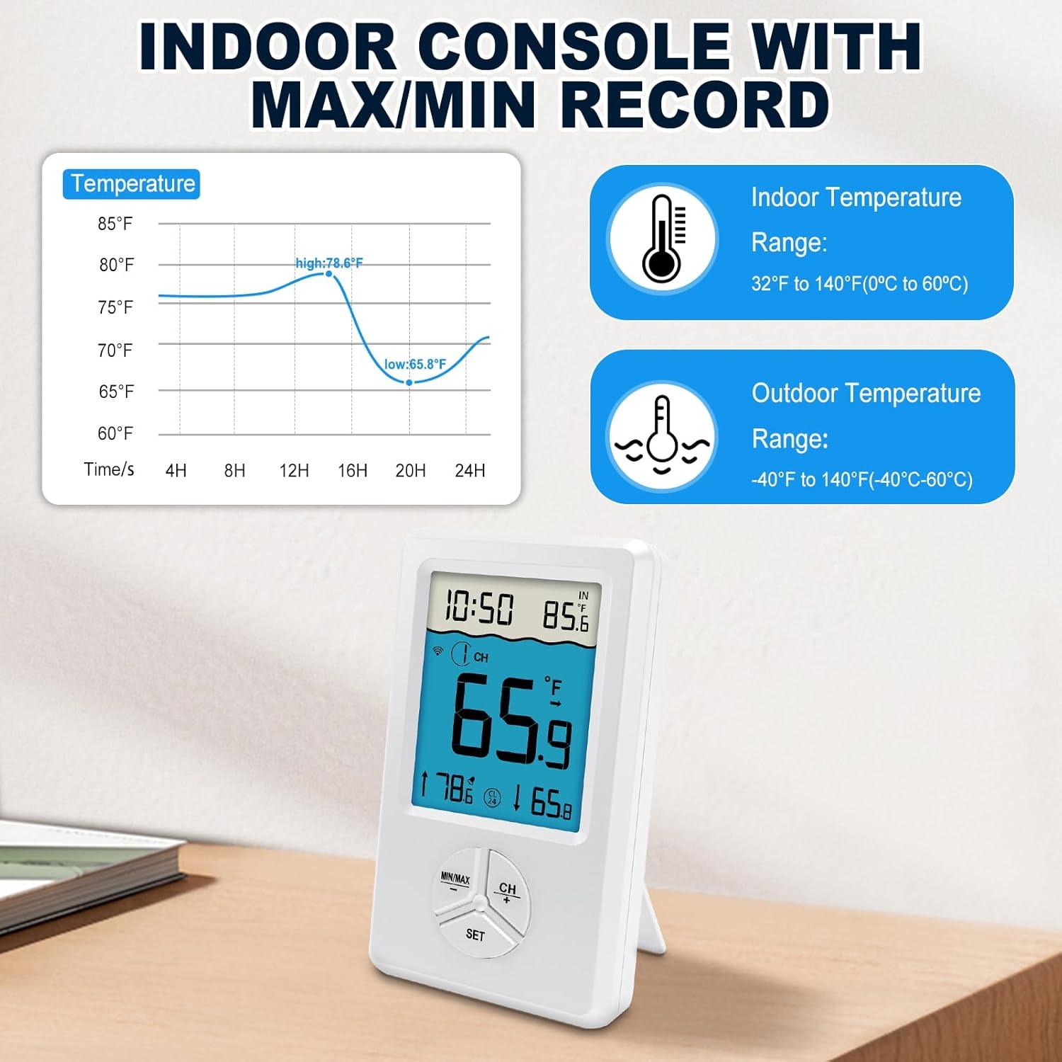 Termómetro Flotante Digital Urageuxy WS083T para Piscina