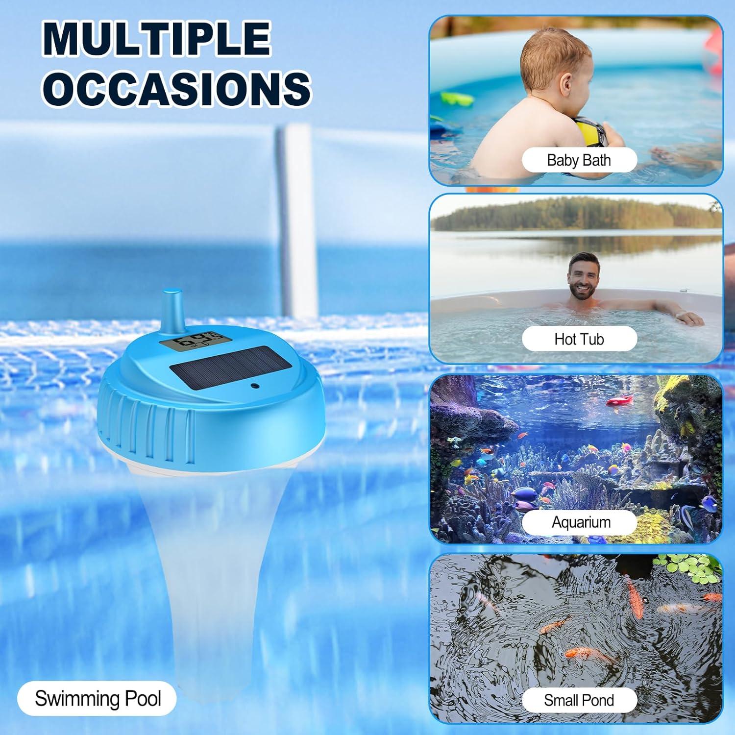 Termómetro Flotante Digital Urageuxy WS083T para Piscina