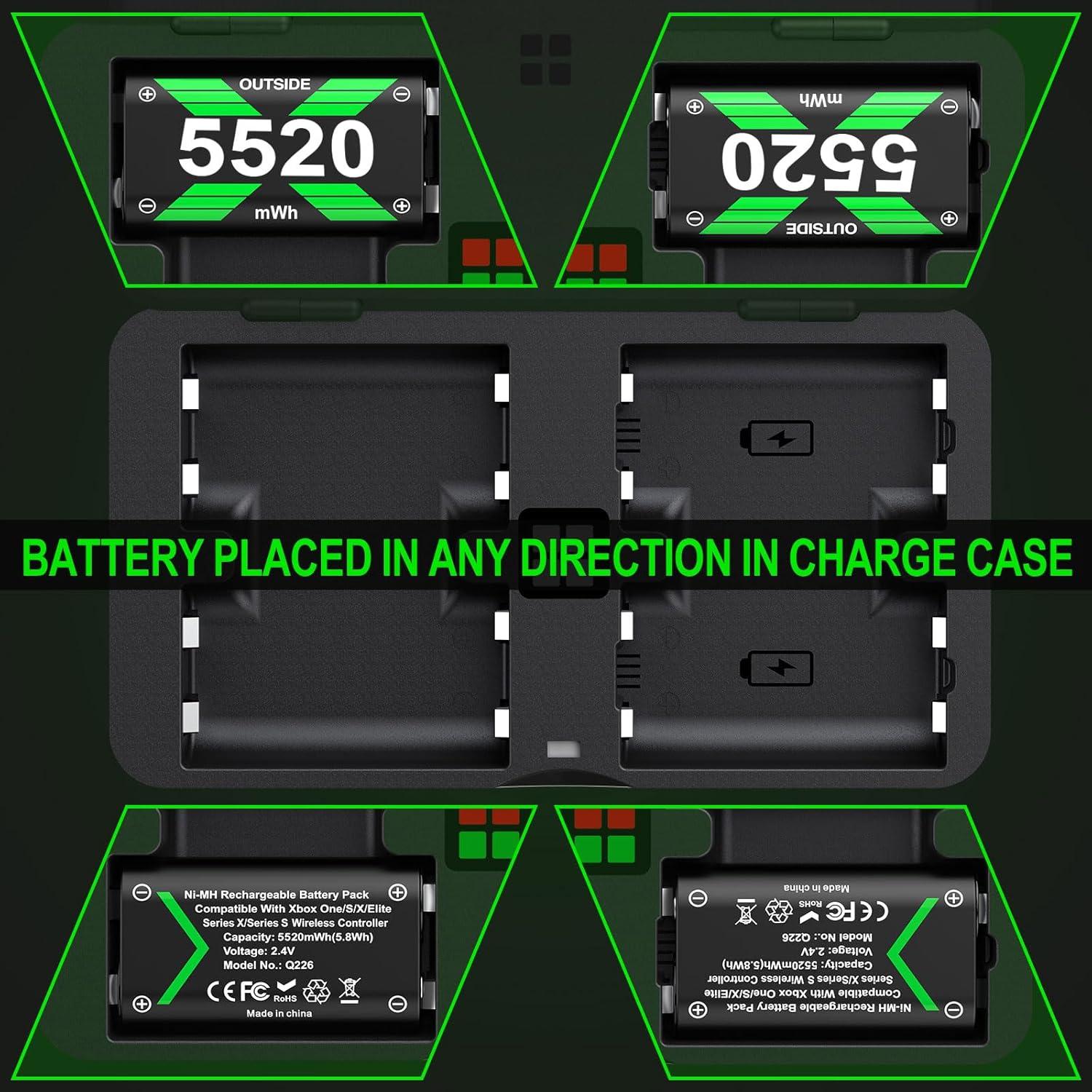 Paquete de Baterías Recargables DXKK para Xbox Series X/S