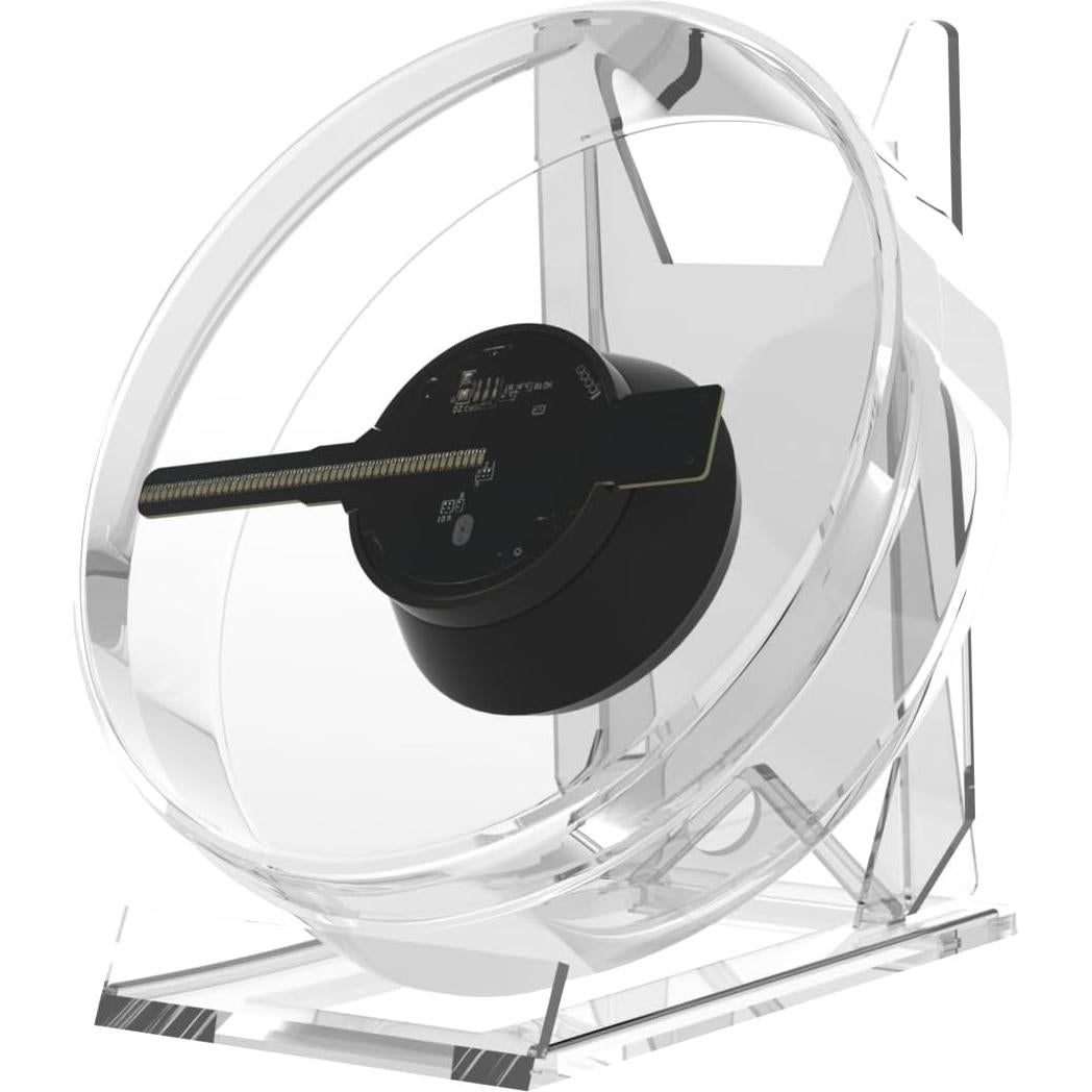 Ventilador Holográfico 3D HAVIsikr 4.7" Portátil con Control Remoto