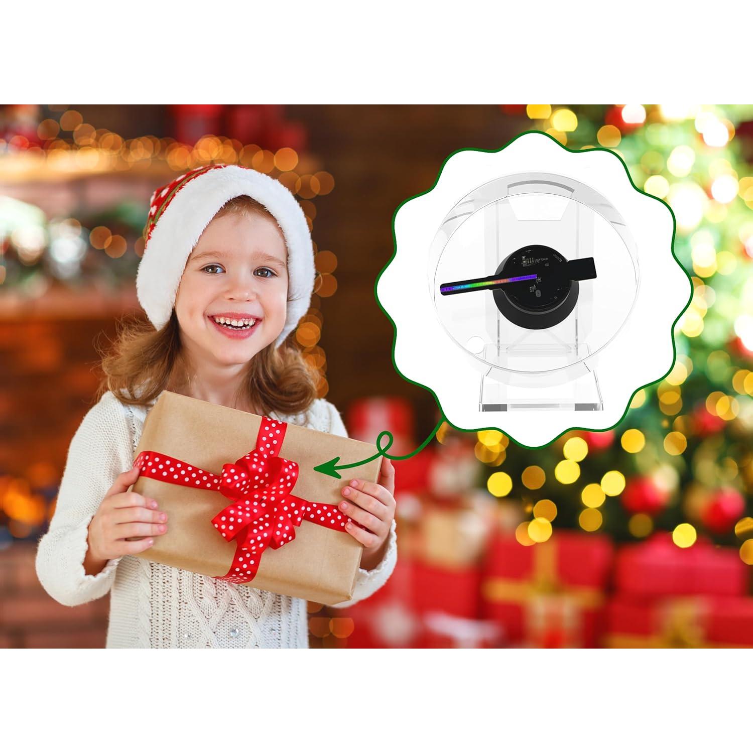 Ventilador Holográfico 3D HAVIsikr 4.7" Portátil con Control Remoto