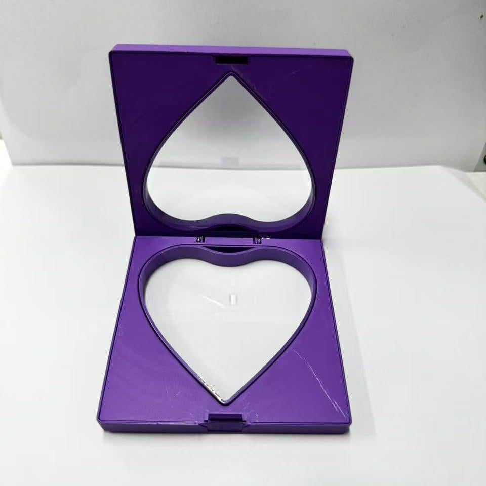 4 Piezas Soporte de Exhibición Flotante Corazón 3D Morado