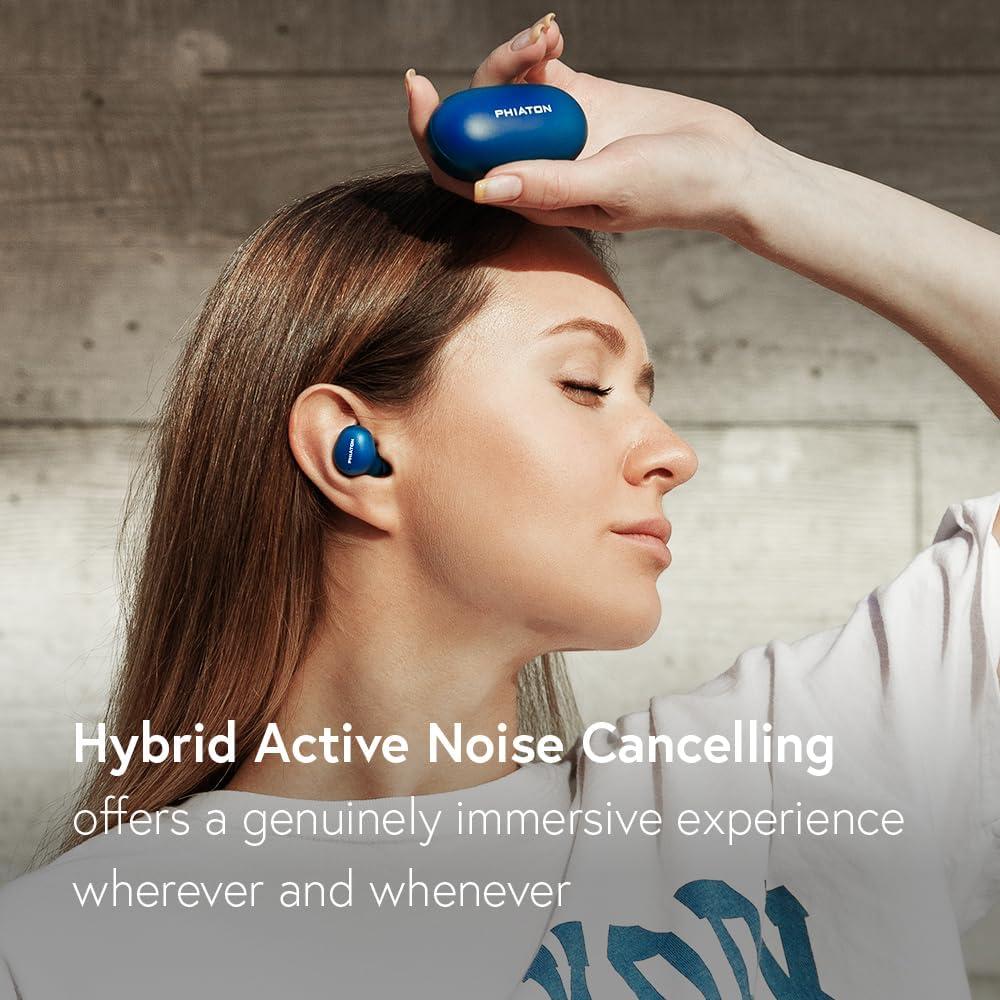 Auriculares Inalámbricos Phiaton BonoBuds con ANC y 20h Batería