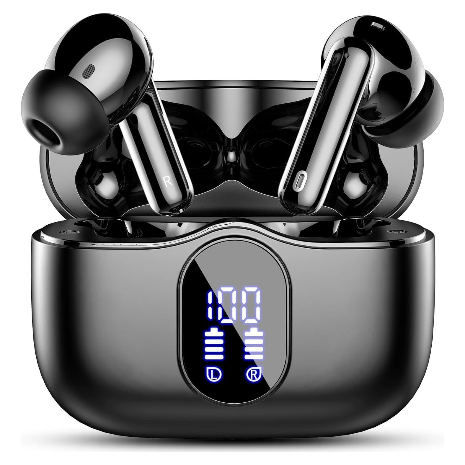 Auriculares Inalámbricos A90 Pro Bluetooth 5.4 con Micrófono y Cancelación de Ruido