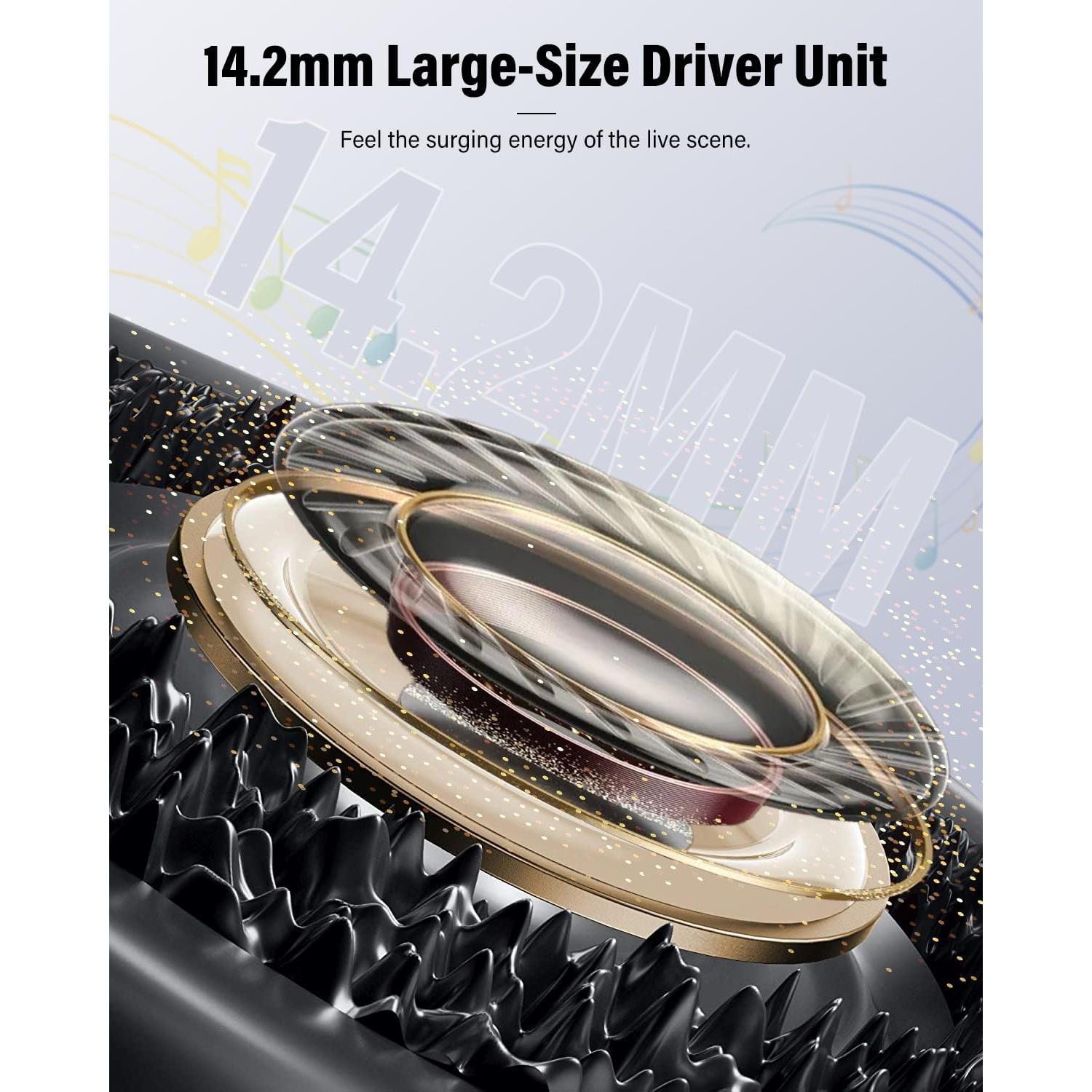 Auriculares Inalámbricos A90 Pro Bluetooth 5.4 con Micrófono y Cancelación de Ruido