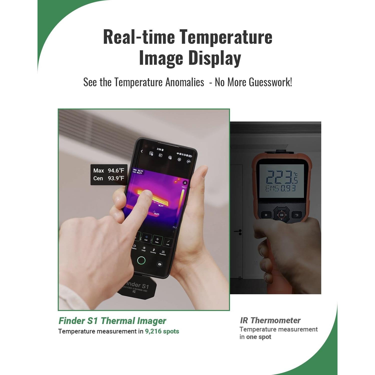 Cámara Térmica HSFTOOLS Finder S1 para Android, 192x192