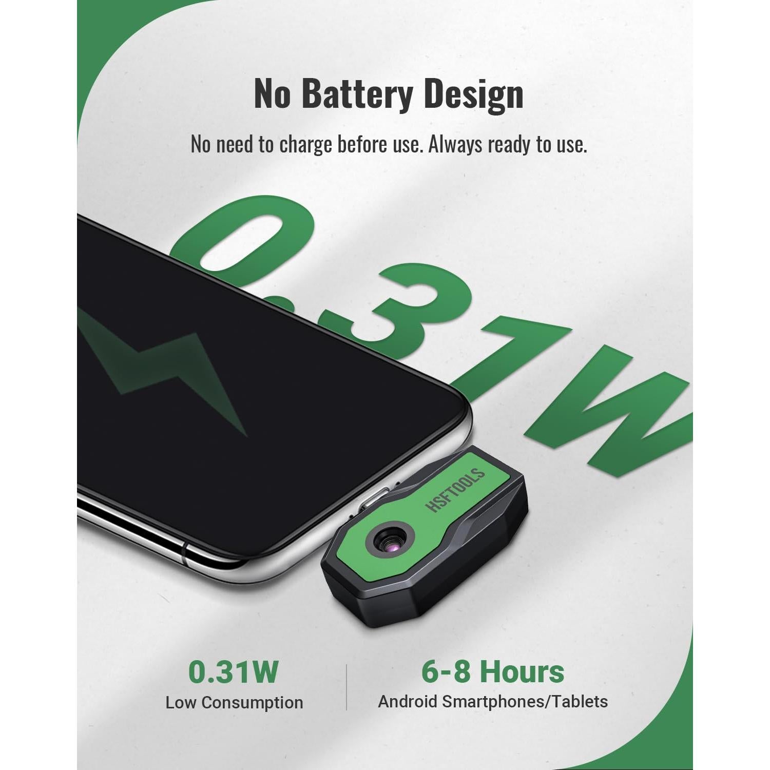 Cámara Térmica HSFTOOLS Finder S1 para Android, 192x192