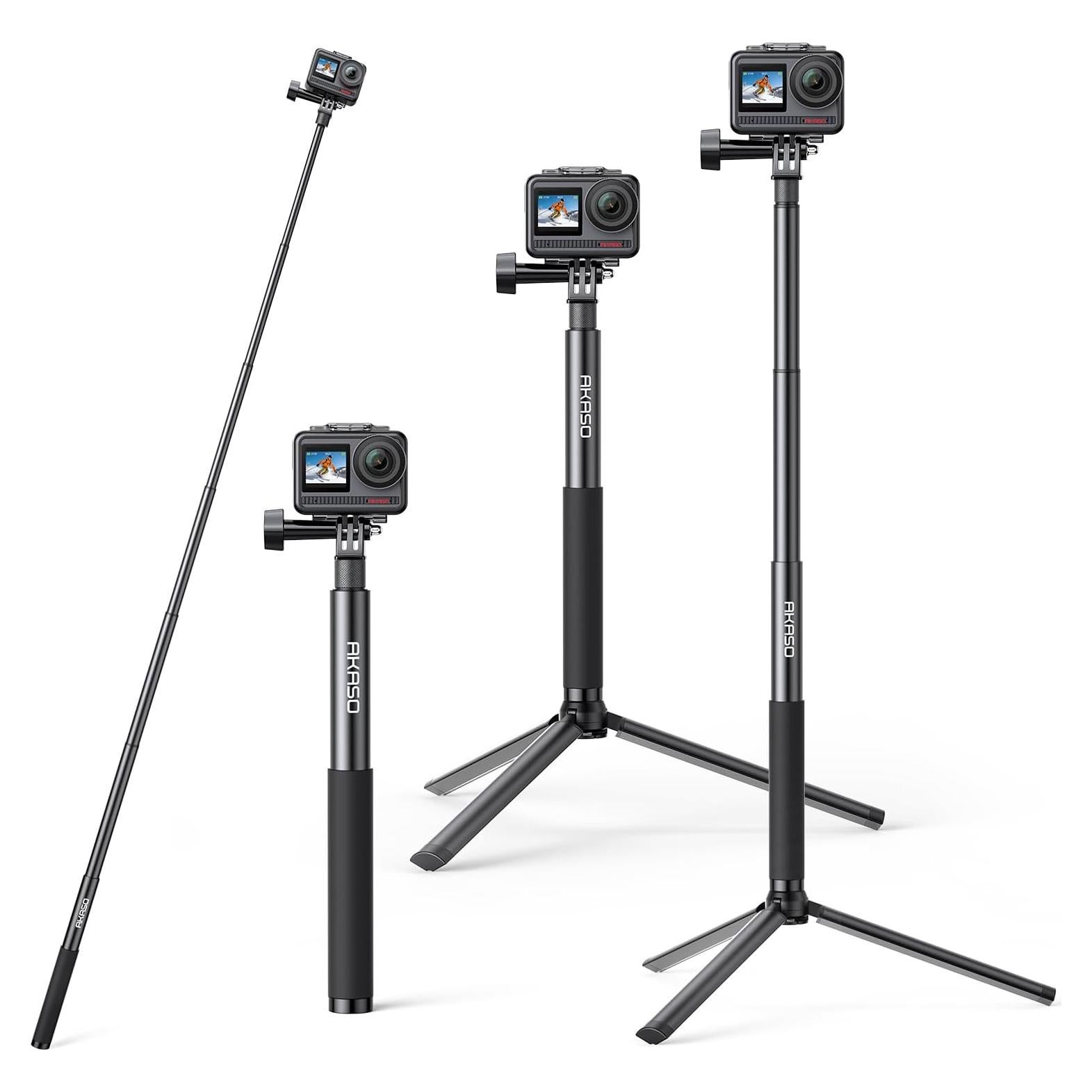 Palo de Selfie Trípode AKASO 120cm Compatible con GoPro