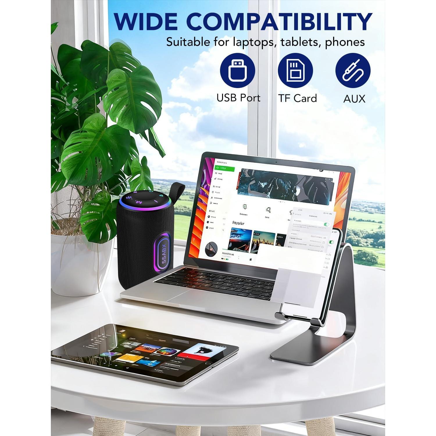 Altavoz Bluetooth Portátil Taopodo S7 30W Impermeable IPX7