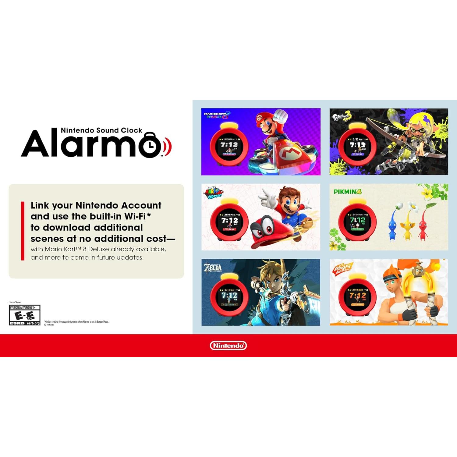 Reloj Despertador Interactivo Nintendo Alarmo - 35 Escenas