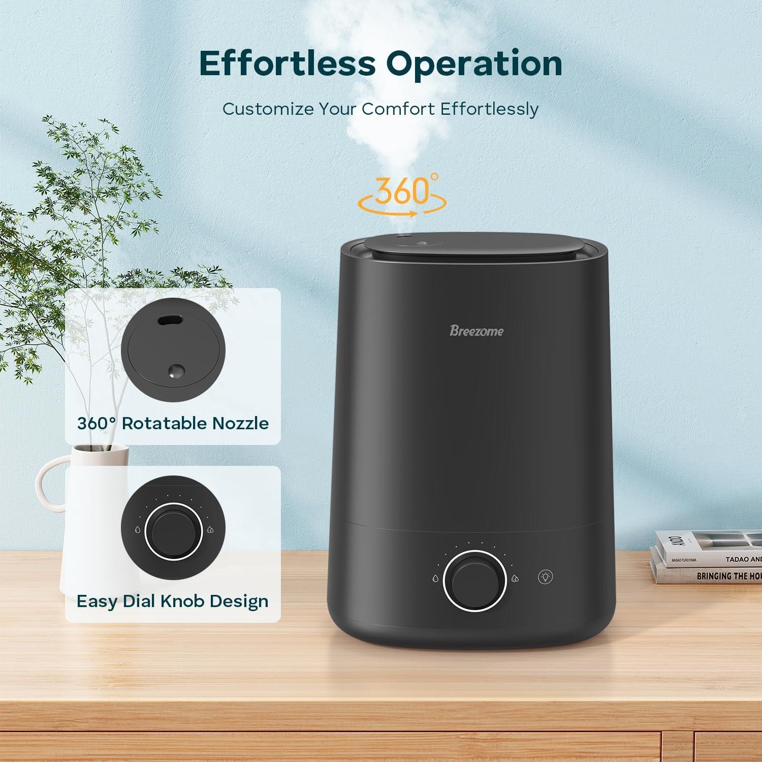 Humidificador Ultrasonico BREEZOME 5L para Dormitorio 50H