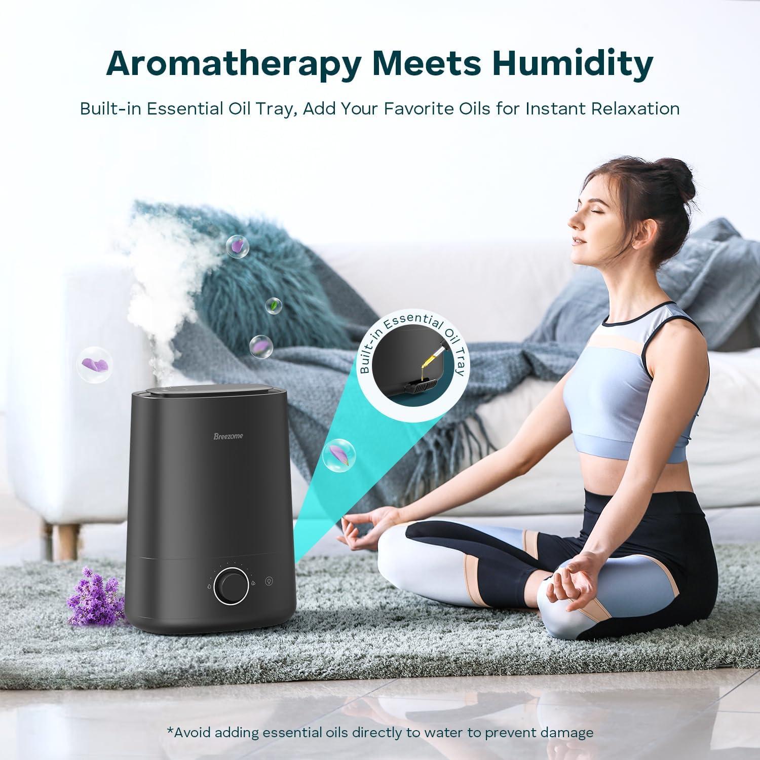 Humidificador Ultrasonico BREEZOME 5L para Dormitorio 50H