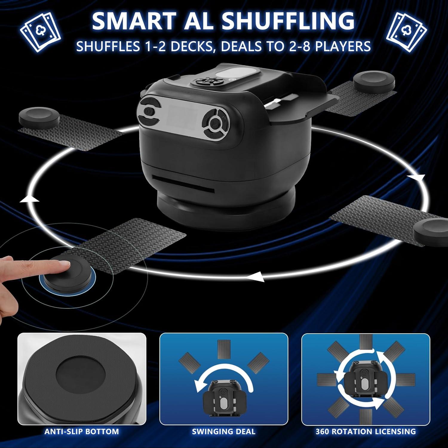 Barajador Automático 2-en-1 Chominty para 1-8 Jugadores