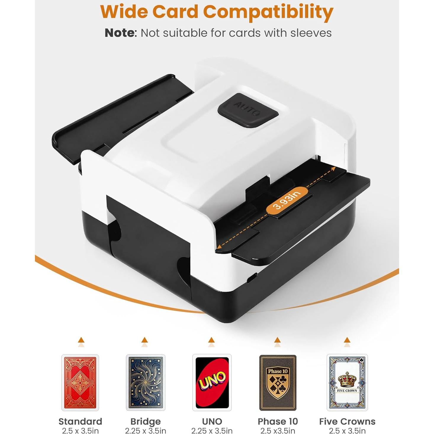 Barajador de Cartas Automático Linkbolt B02 2000mAh Negro