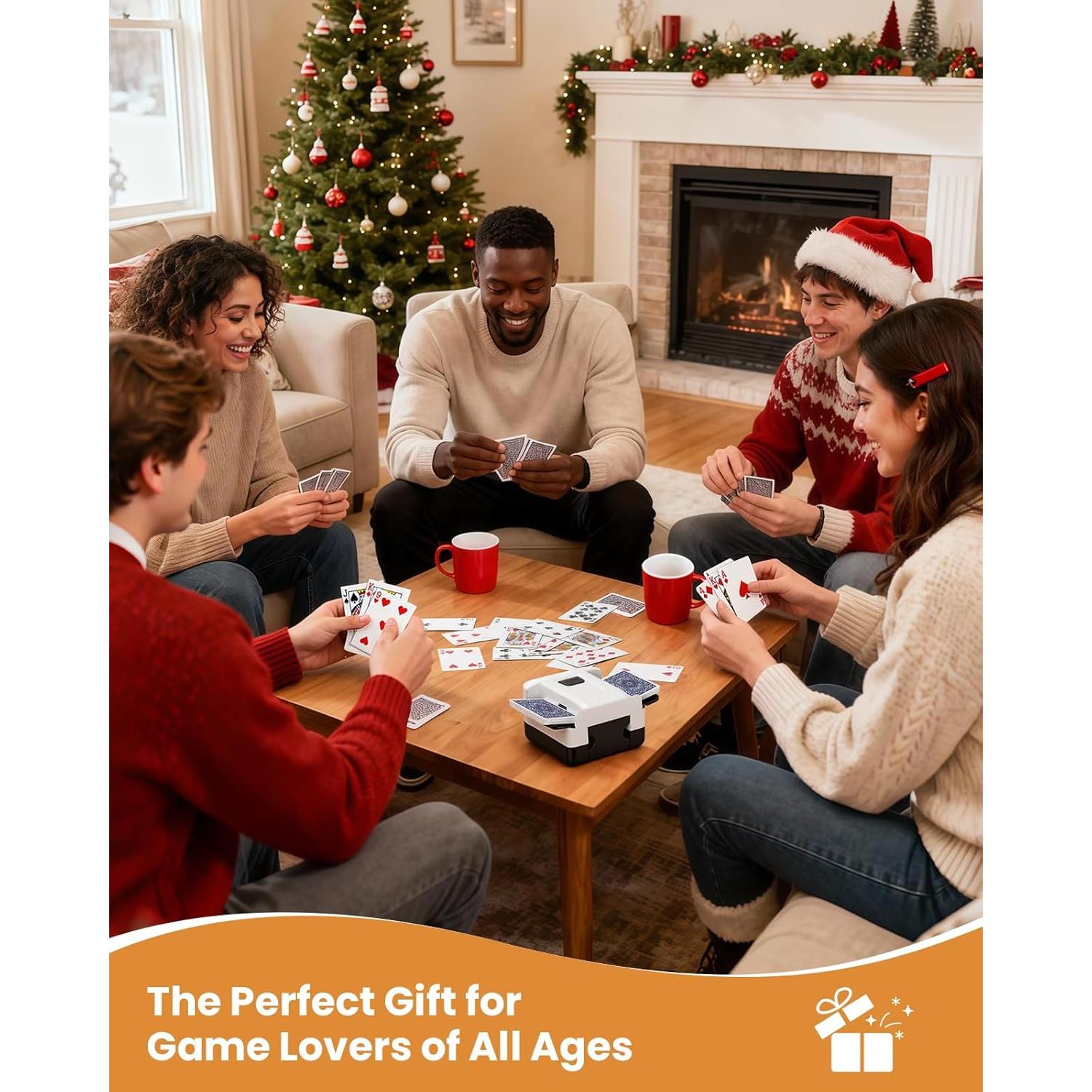 Barajador de Cartas Automático Linkbolt B02 2000mAh Negro