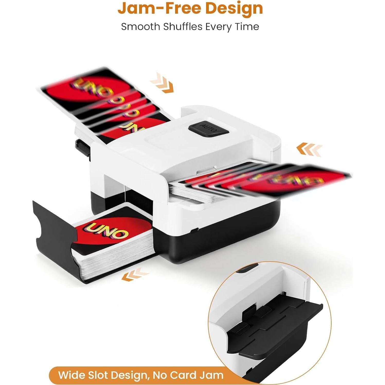 Barajador de Cartas Automático Linkbolt B02 2000mAh Negro