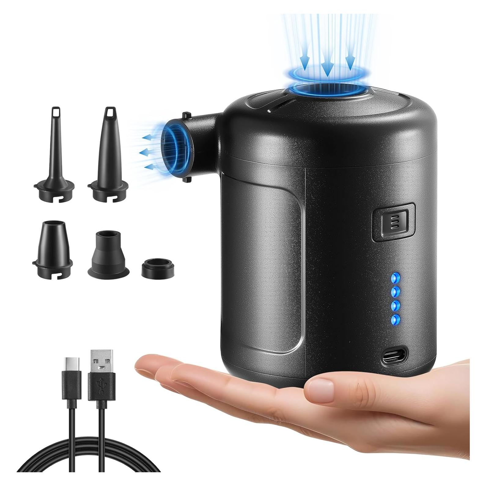 Bomba de Aire Portátil NIBBaNACAL 6000mAh Inflado Rápido