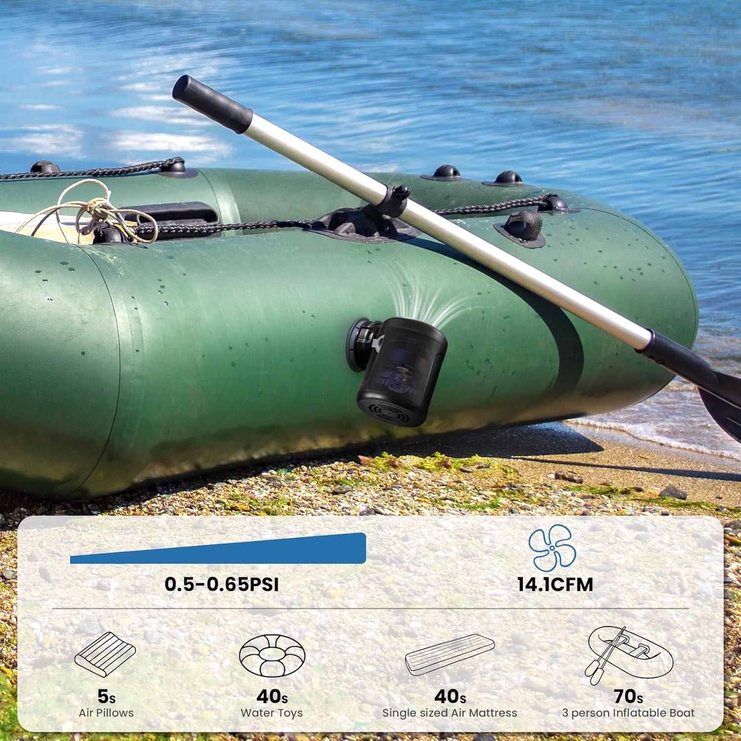 Bomba de Aire Portátil NIBBaNACAL 6000mAh Inflado Rápido