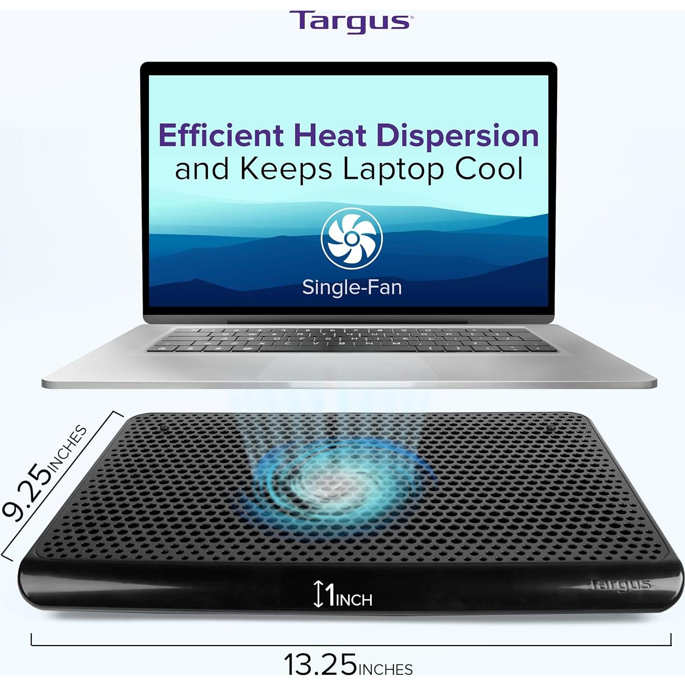 Almohadilla de Enfriamiento Targus para Laptop 16" USB