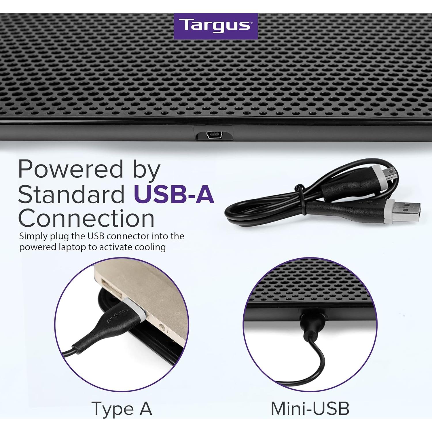 Almohadilla de Enfriamiento Targus para Laptop 16" USB