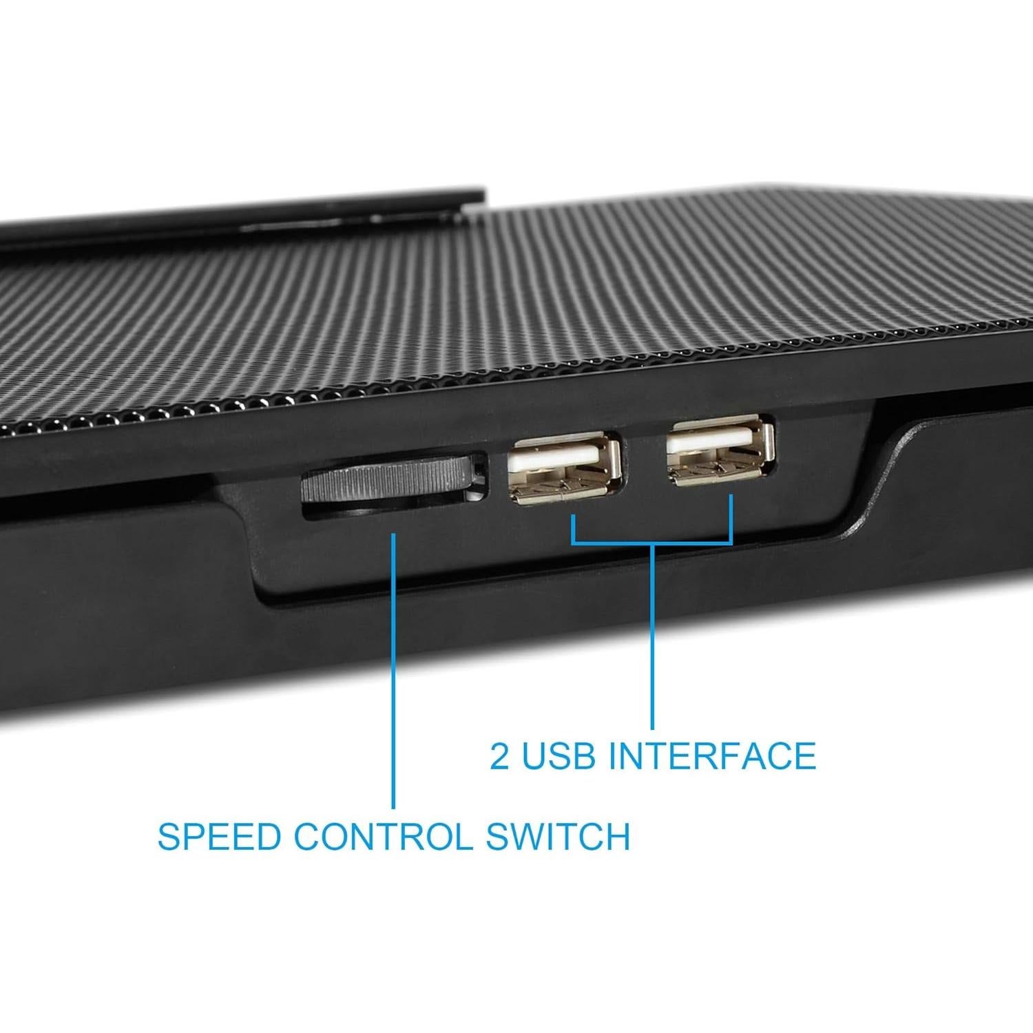 Enfriador de Laptop Xtrempro 11148, 4 Ventiladores LED, 43.18 cm