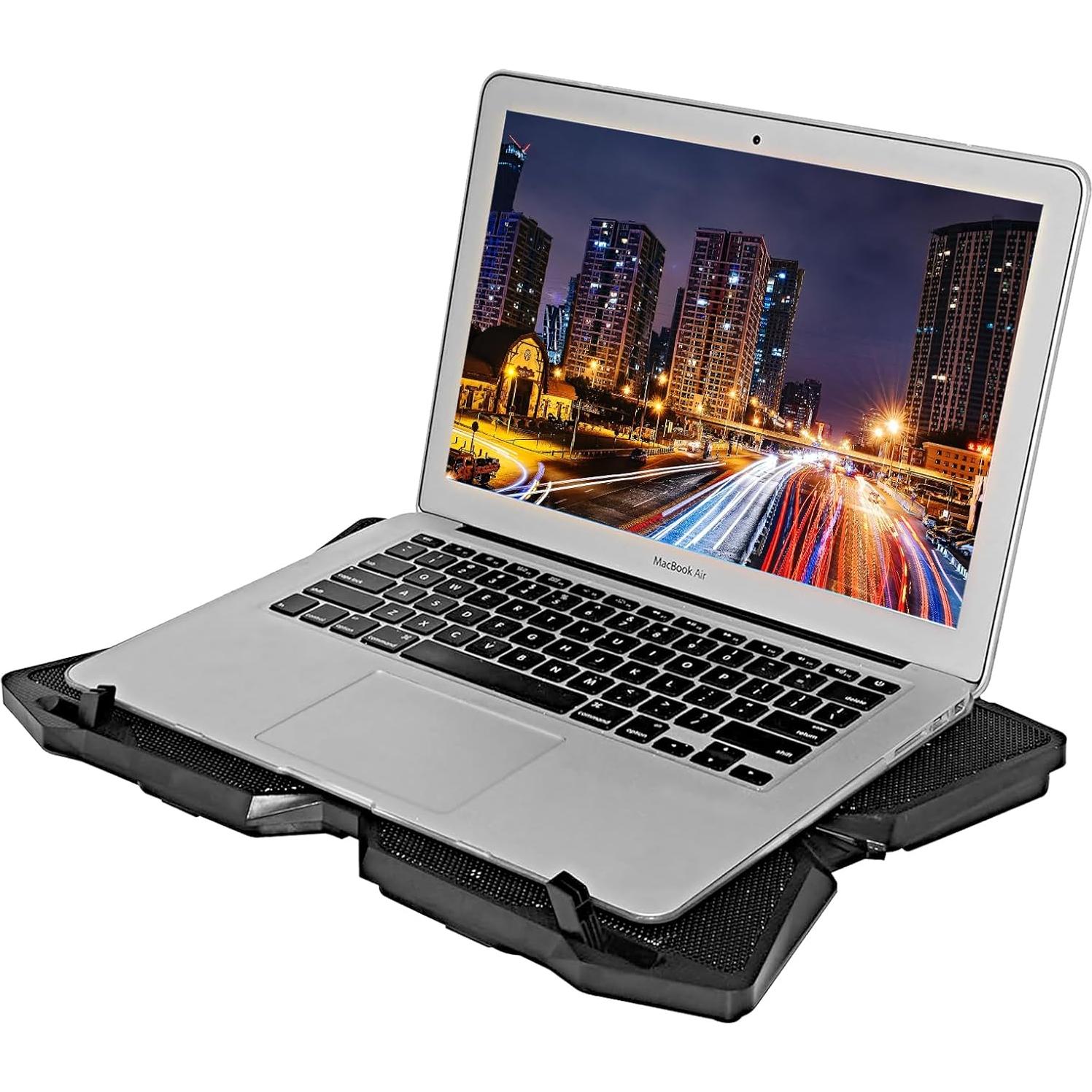 Enfriador de Laptop Xtrempro 11148, 4 Ventiladores LED, 43.18 cm