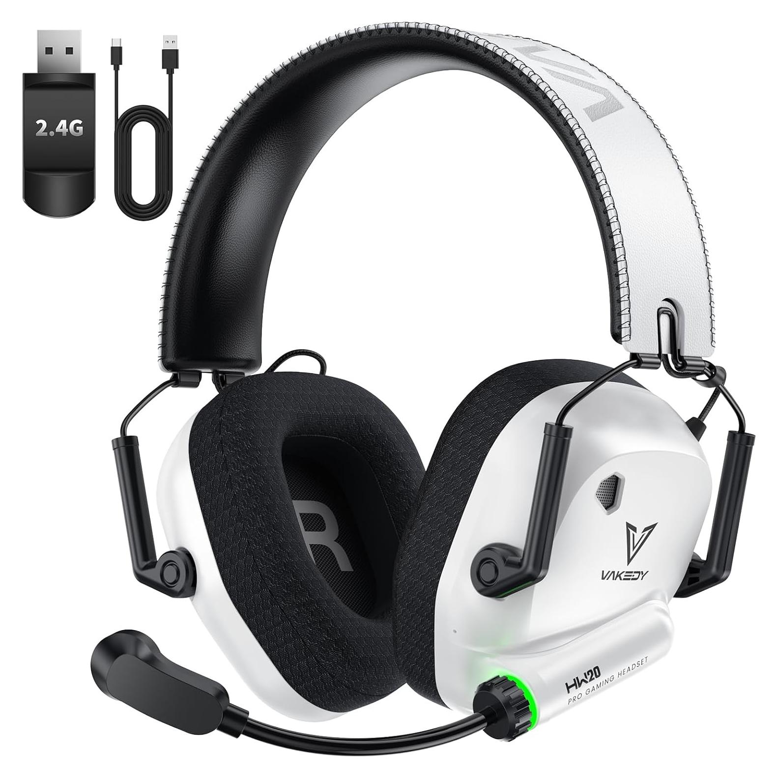 Auriculares Gaming Inalámbricos HW20 con Micrófono y RGB