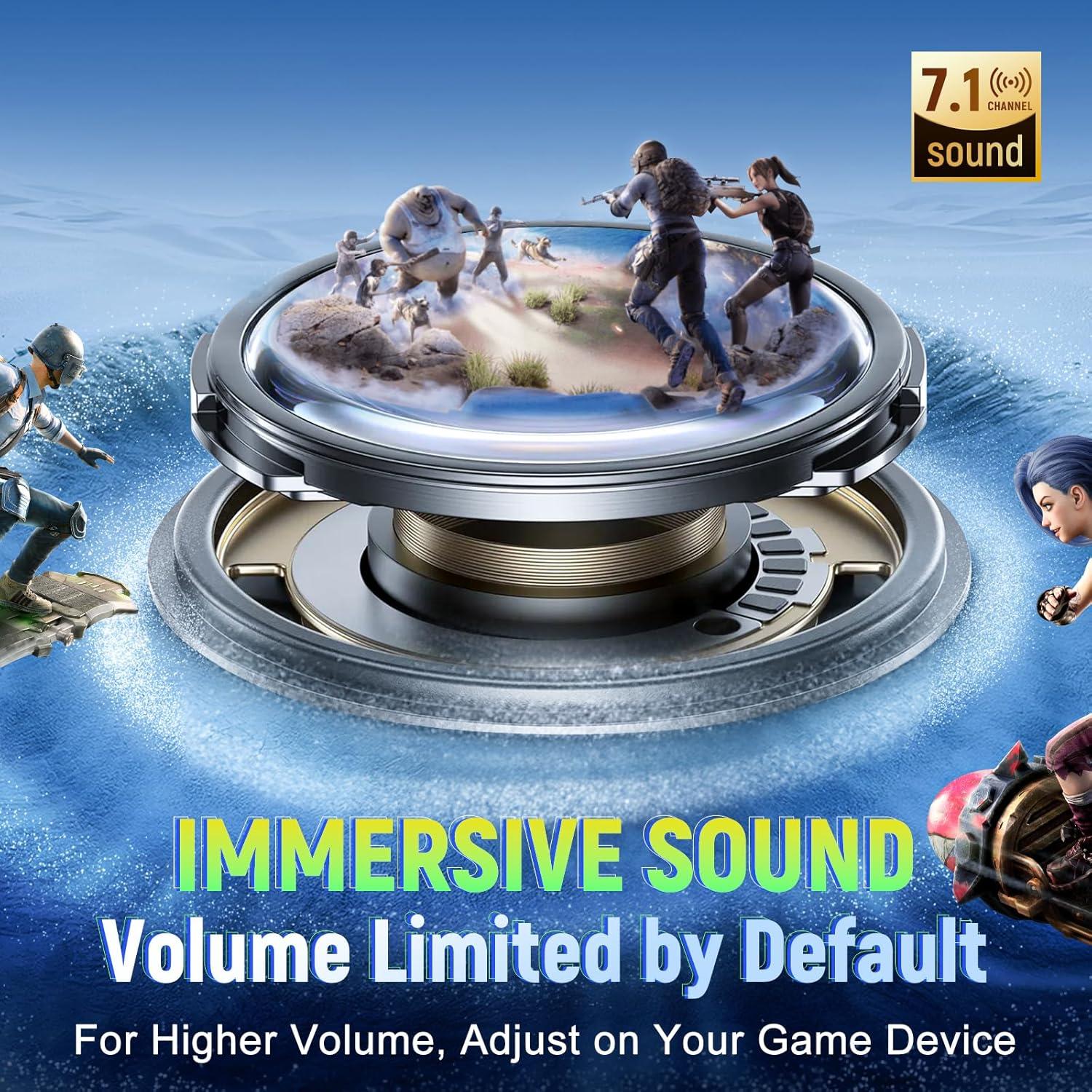 Auriculares Inalámbricos Buwnia G6000 7.1 para PS5/PC/Sw