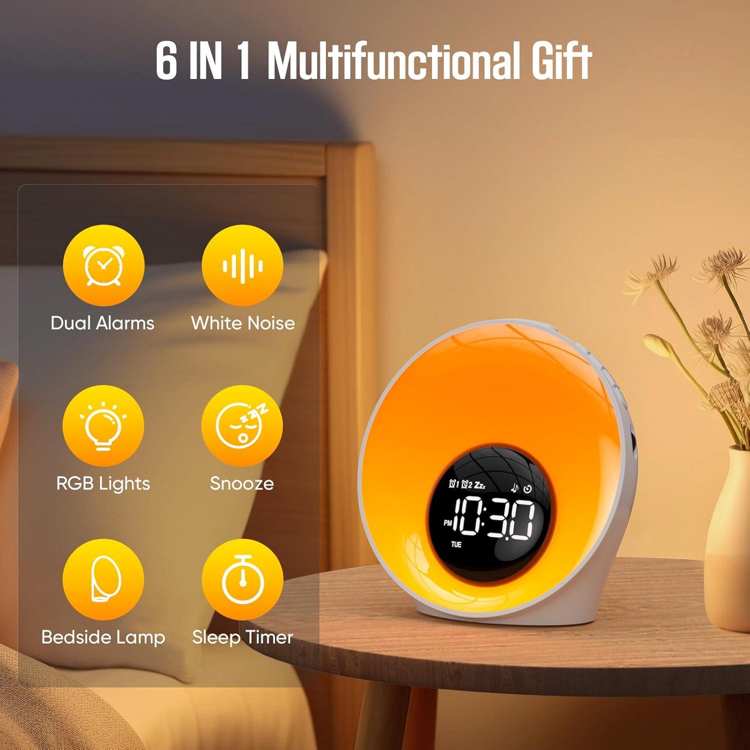 Despertador de Luz de Amanecer AUYLE BL20 con 30 Sonidos