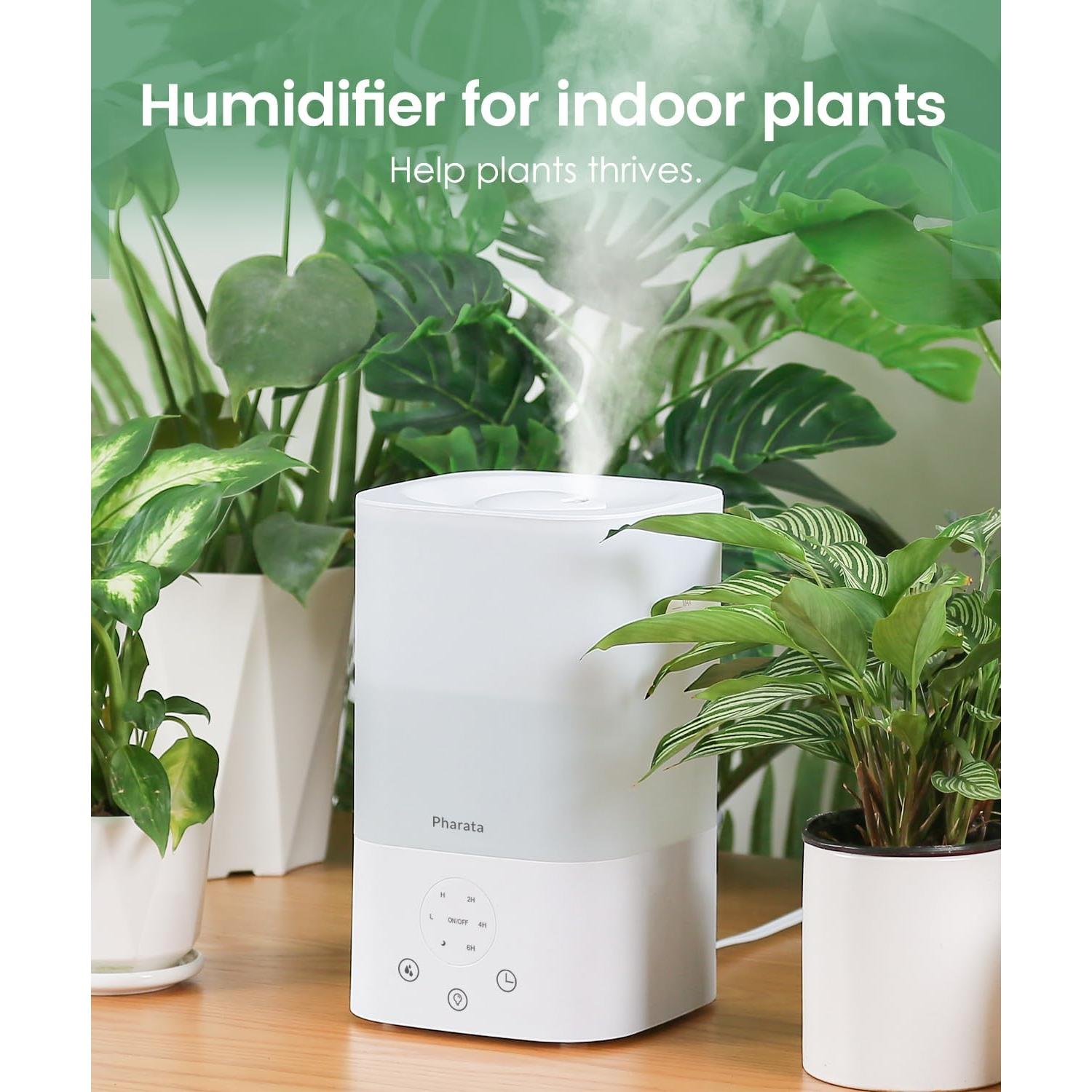 Humidificador Pharata 3.5L Ultrasonido con Luz Nocturna