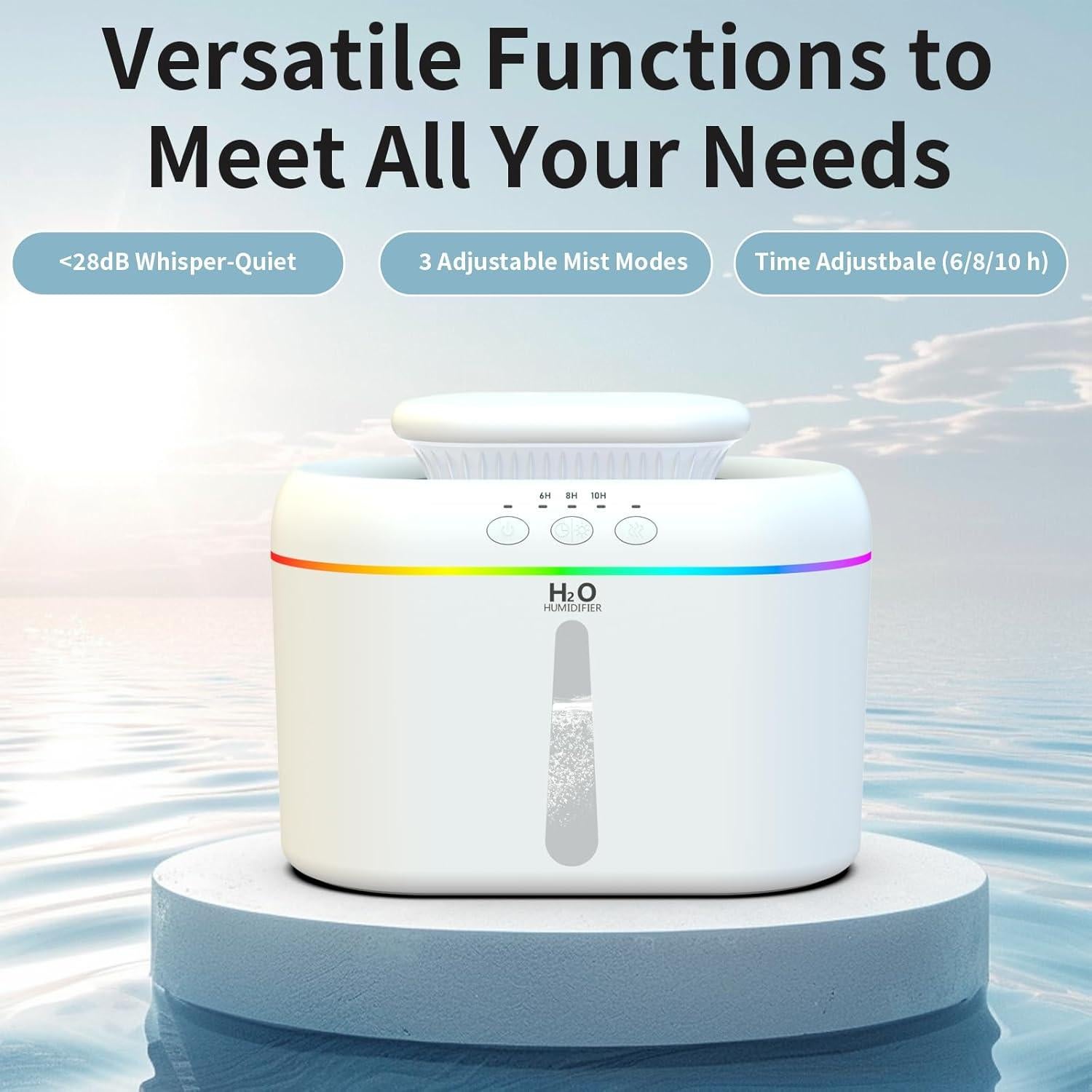 Humidificador de Aire Lisacool WSQ06 2L Niebla Fría Silencioso