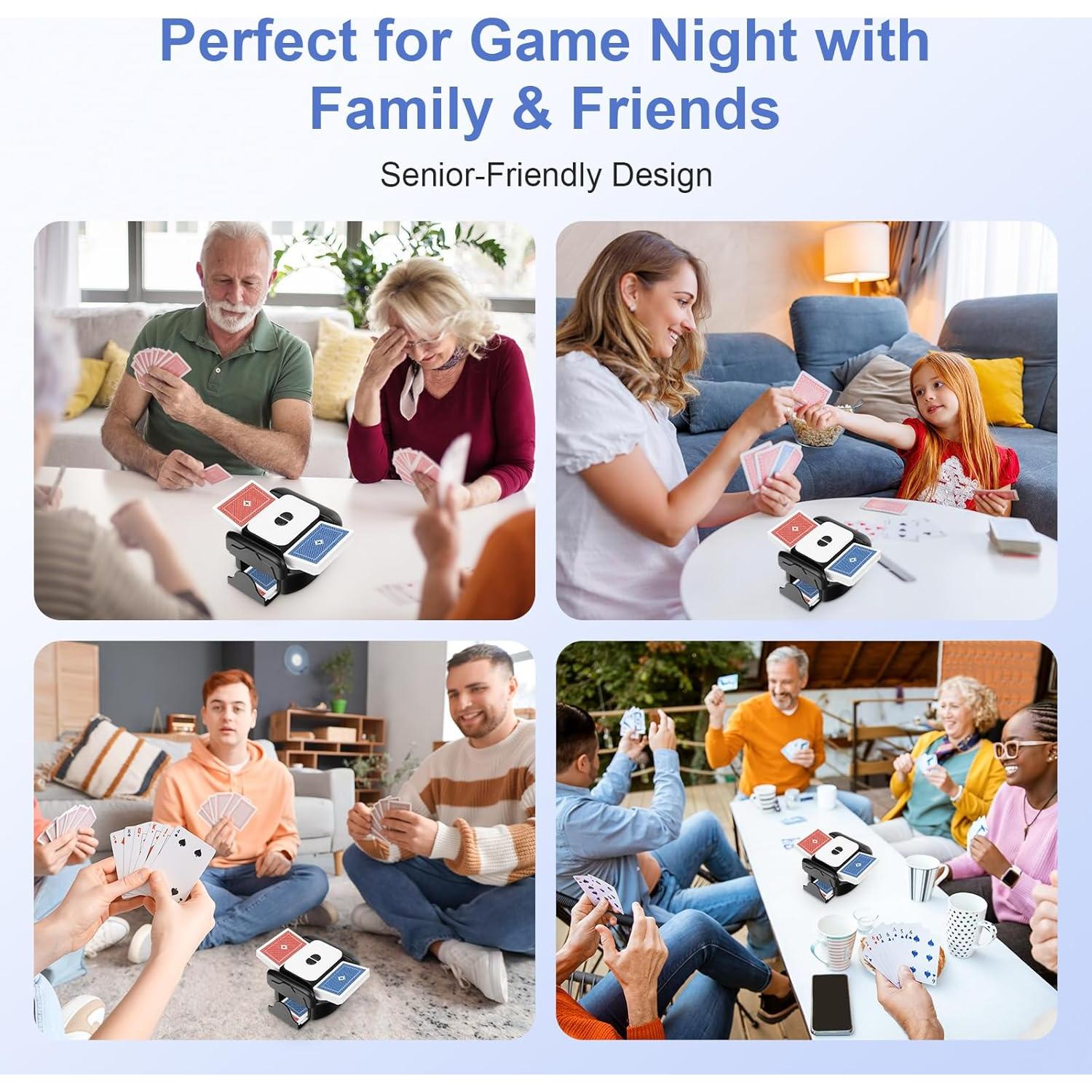 Barajador de Cartas Eléctrico Feifeaouy TX-666 2600mAh Automático