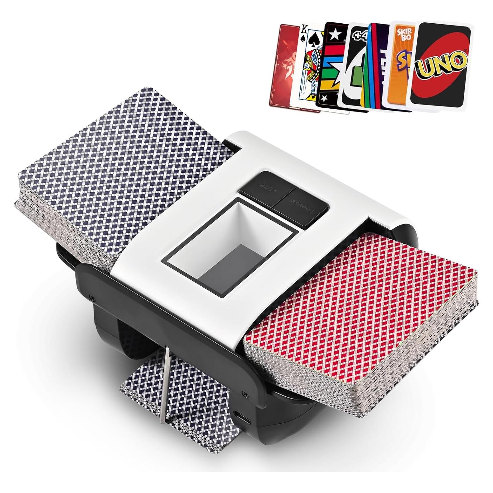 Barajador de Cartas Automático Casuenia, Recargable, 1-2 Barajas