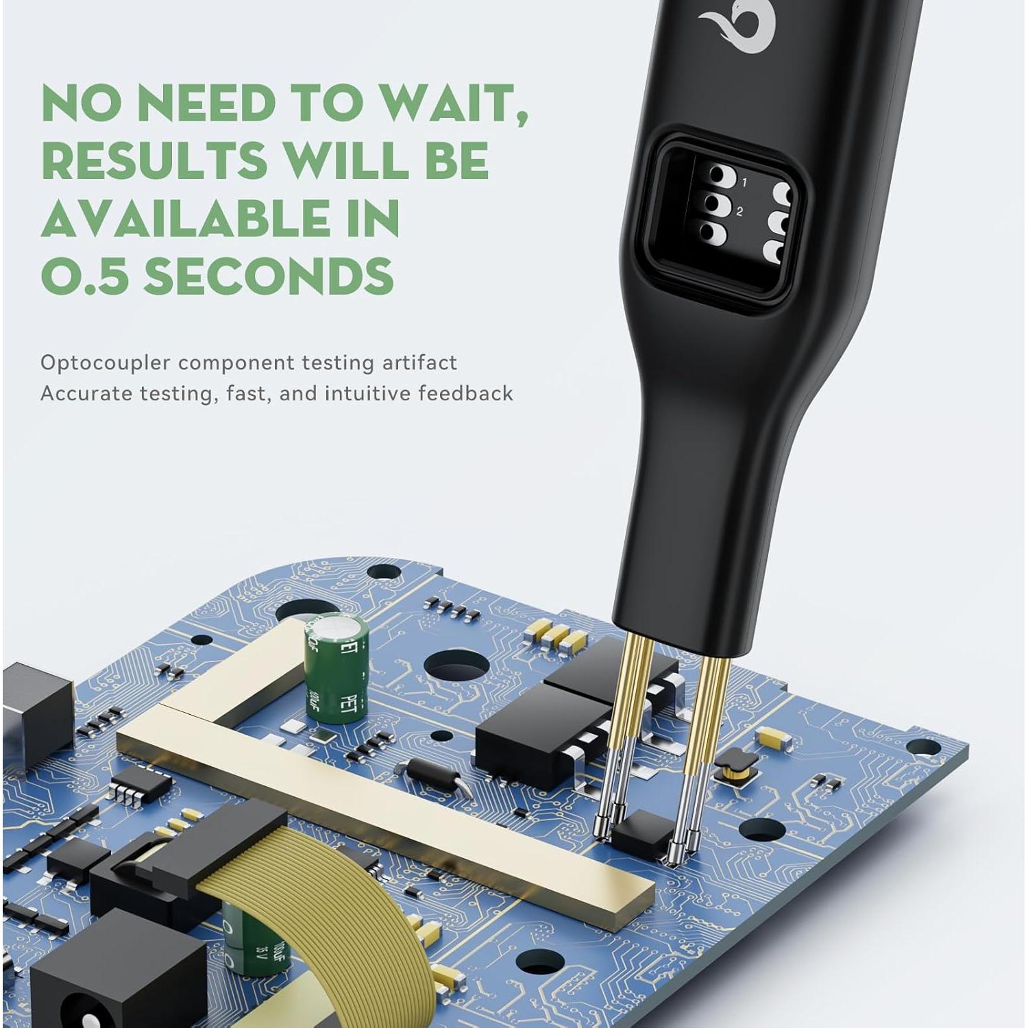 Probador de Transistores y Optoacopladores Awgem TO2p LED