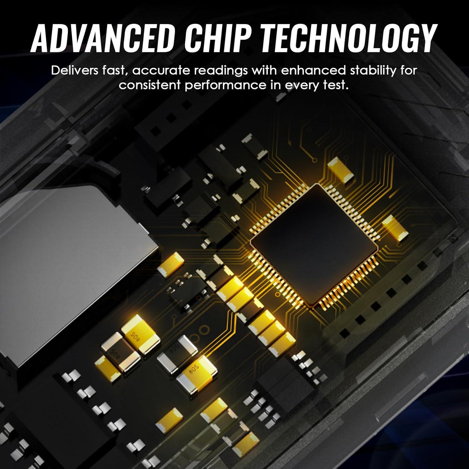 Medidor LCR Tekcoplustd TK508PLUS 10kHz Pinzas Compacto