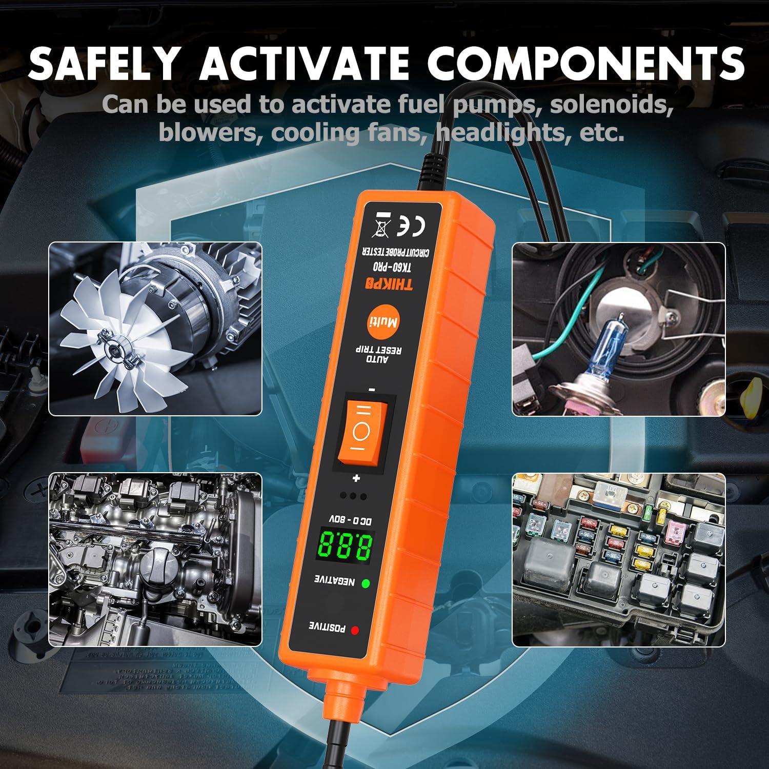 Probador de Circuito Automotriz THIKPO 6-24V DC con LCD