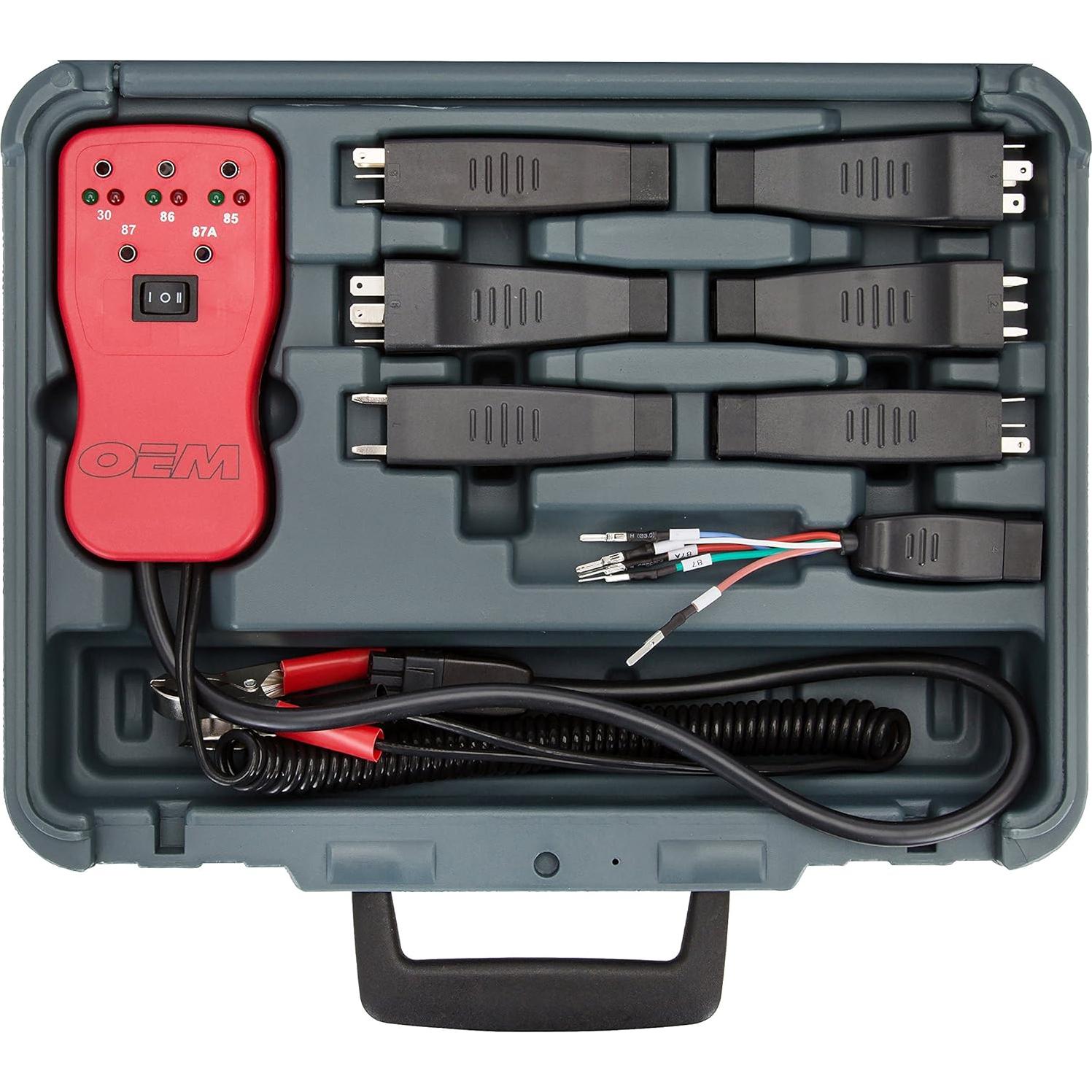 Probador de Circuito de Relé OEMTOOLS 27211 12V/24V Kit Automotriz