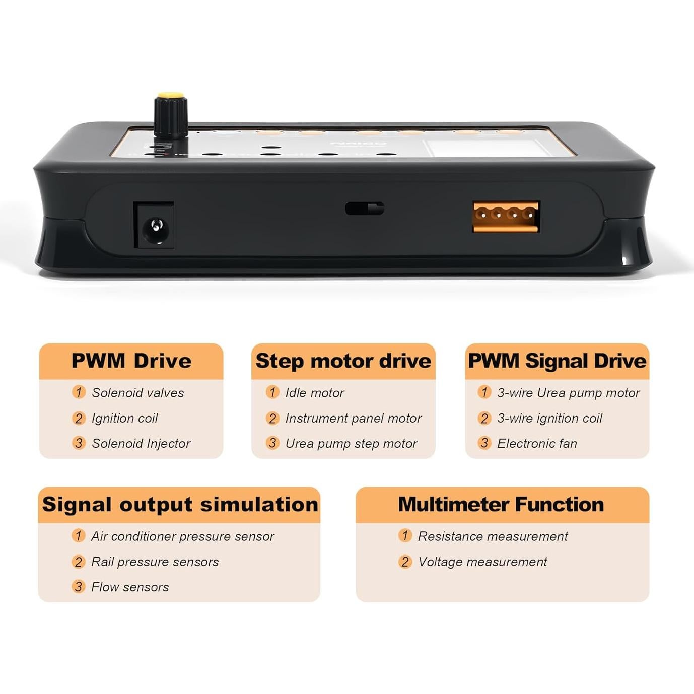 Probador de Bobina de Encendido RQG QDB-3A 12V-24V Pantalla Color