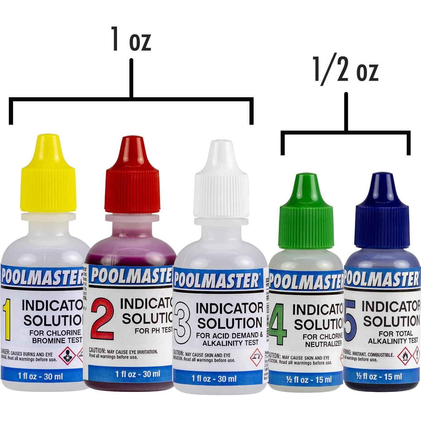 Kit de Prueba de Química de Agua Poolmaster 22270 5-Vías