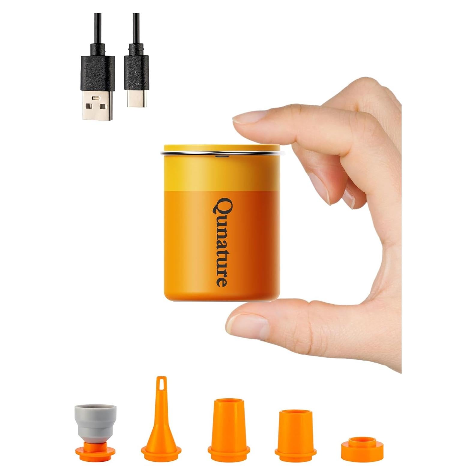 Bomba de Aire Eléctrica Portátil ROCKBROS 1500mAh Inflar/Desinflar