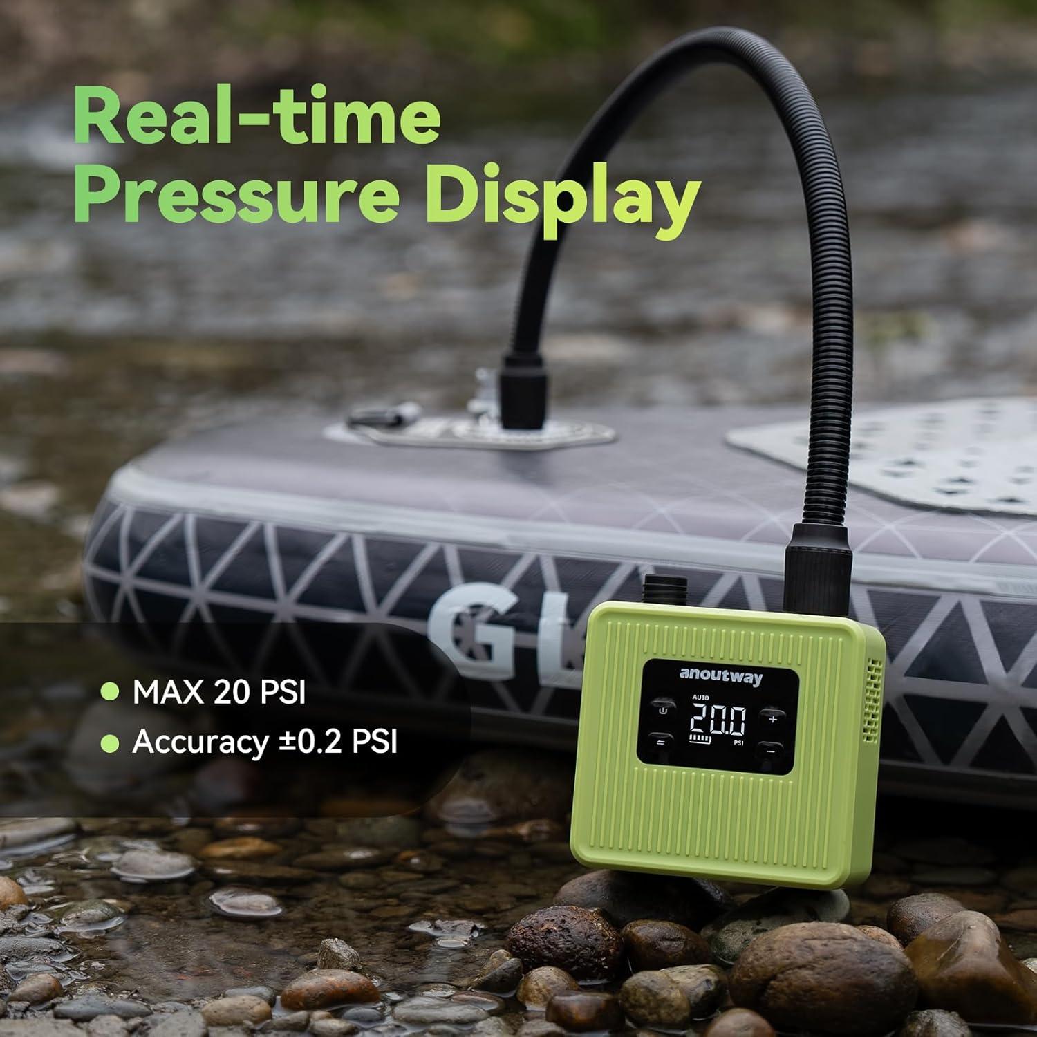 Bomba Eléctrica SUP Anoutway 20PSI Doble Etapa Compacta