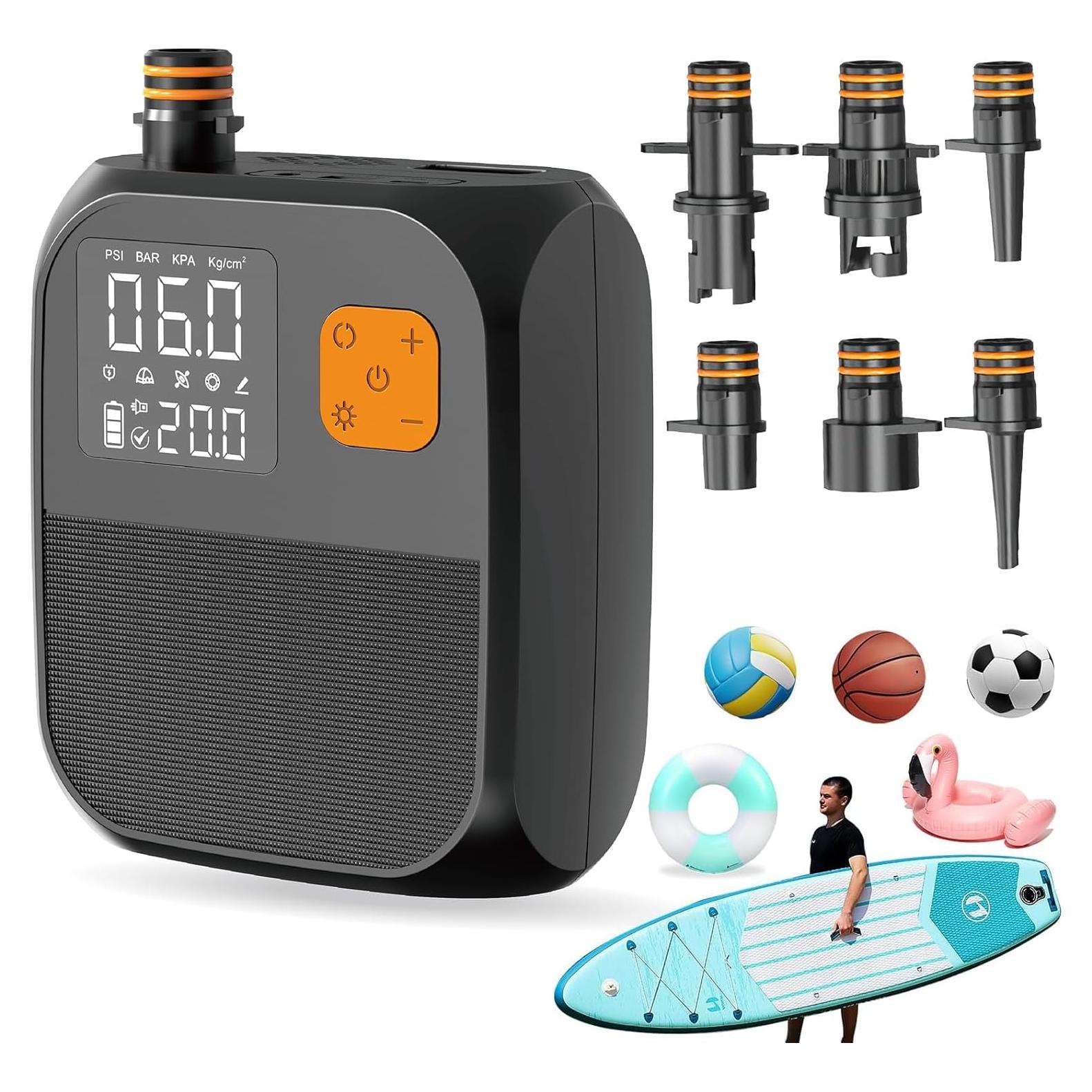 Bomba de Aire Eléctrica Fisca XD-ZP01-3 25PSI Portátil