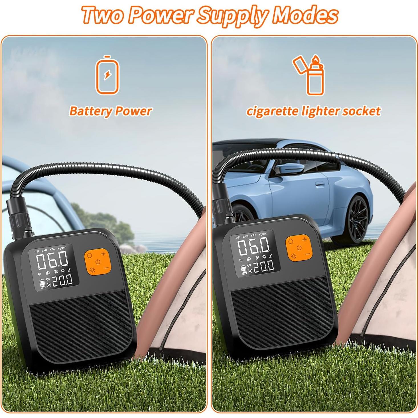 Bomba de Aire Eléctrica Fisca XD-ZP01-3 25PSI Portátil