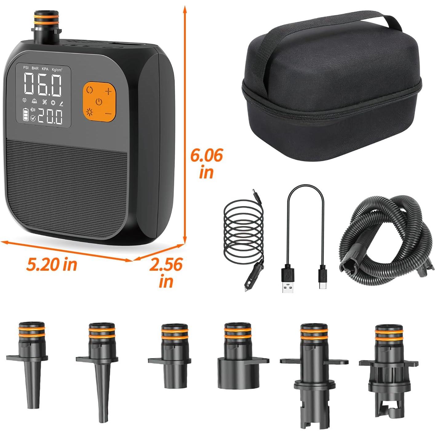 Bomba de Aire Eléctrica Fisca XD-ZP01-3 25PSI Portátil