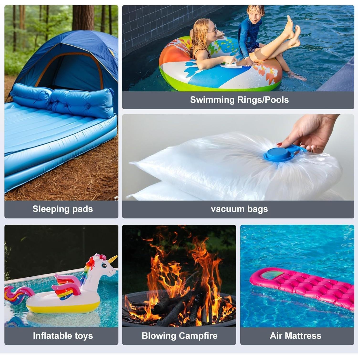 Bomba de aire portátil Motorenbau 1600mAh inflado rápido