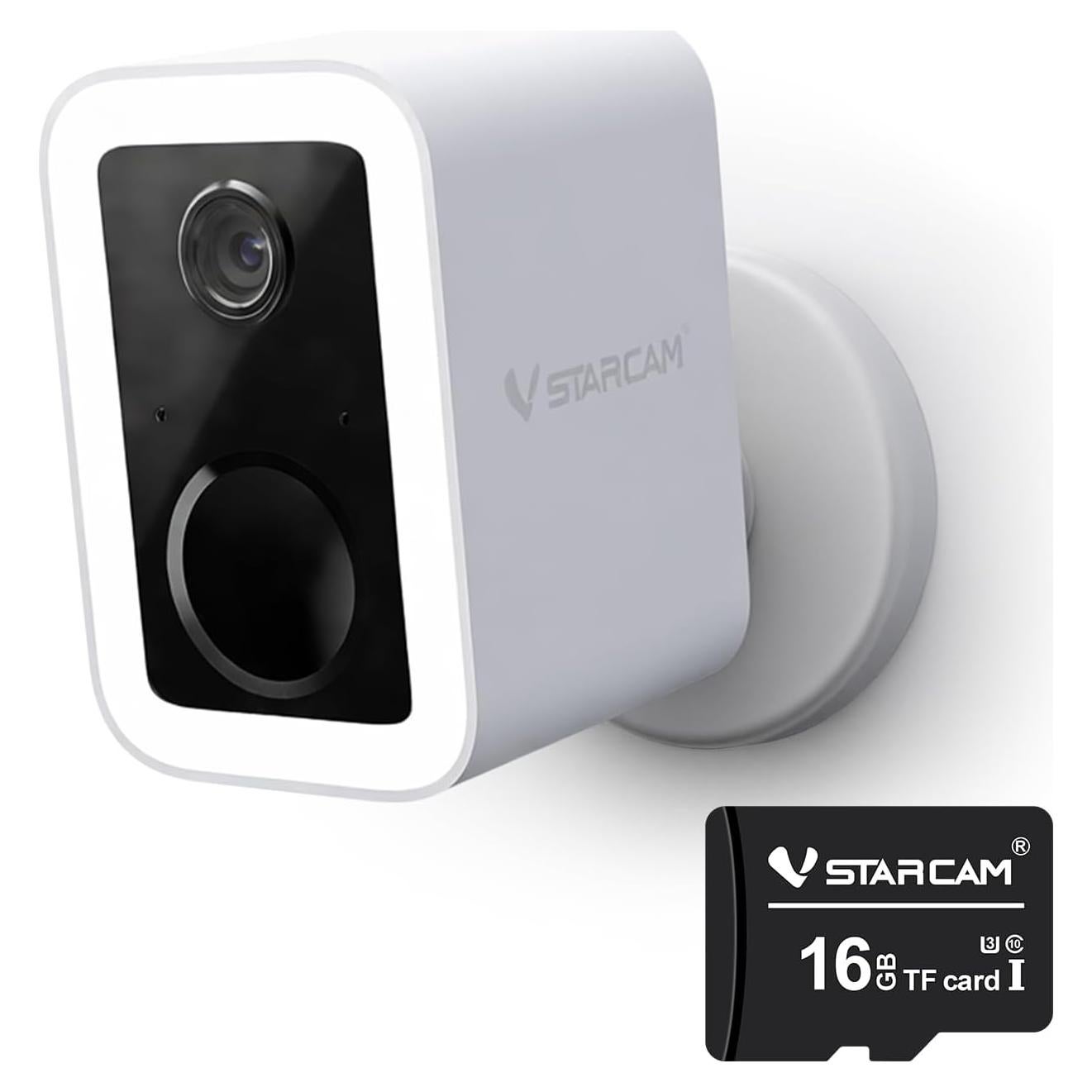 Cámara Exterior VSTARCAM 2K WiFi con Visión Nocturna a Color