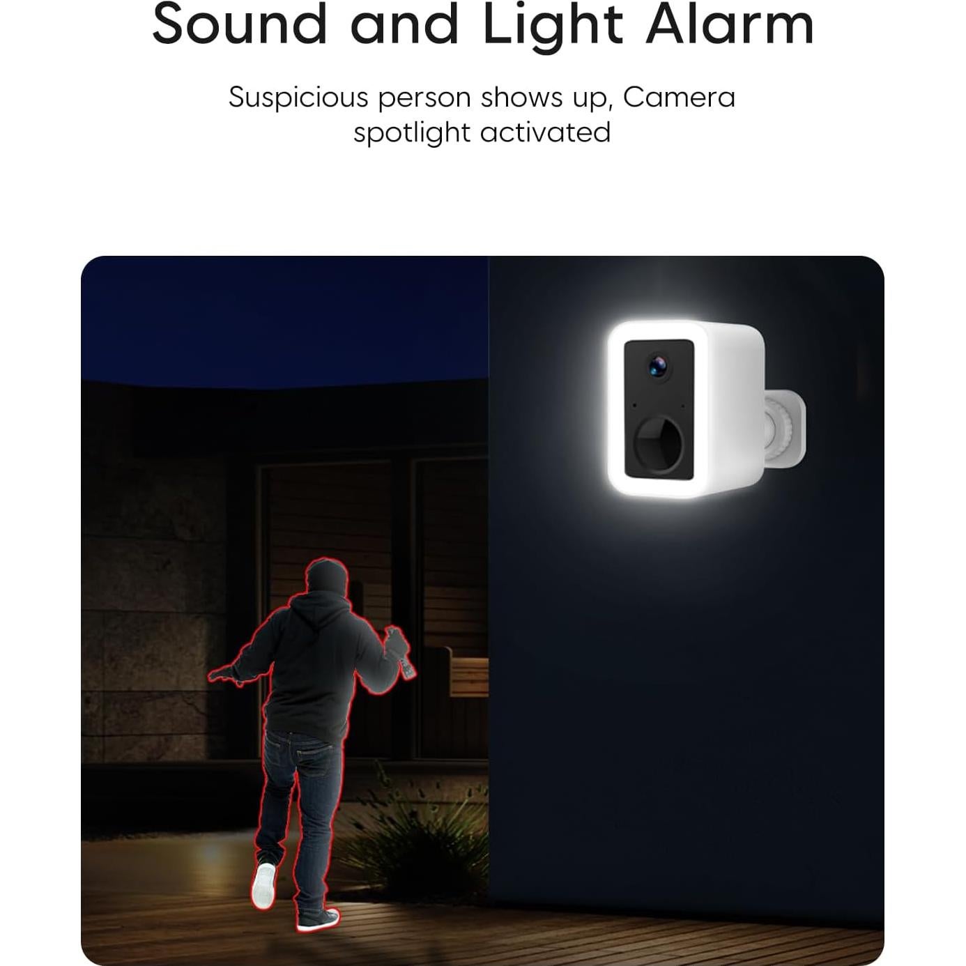 Cámara Exterior VSTARCAM 2K WiFi con Visión Nocturna a Color