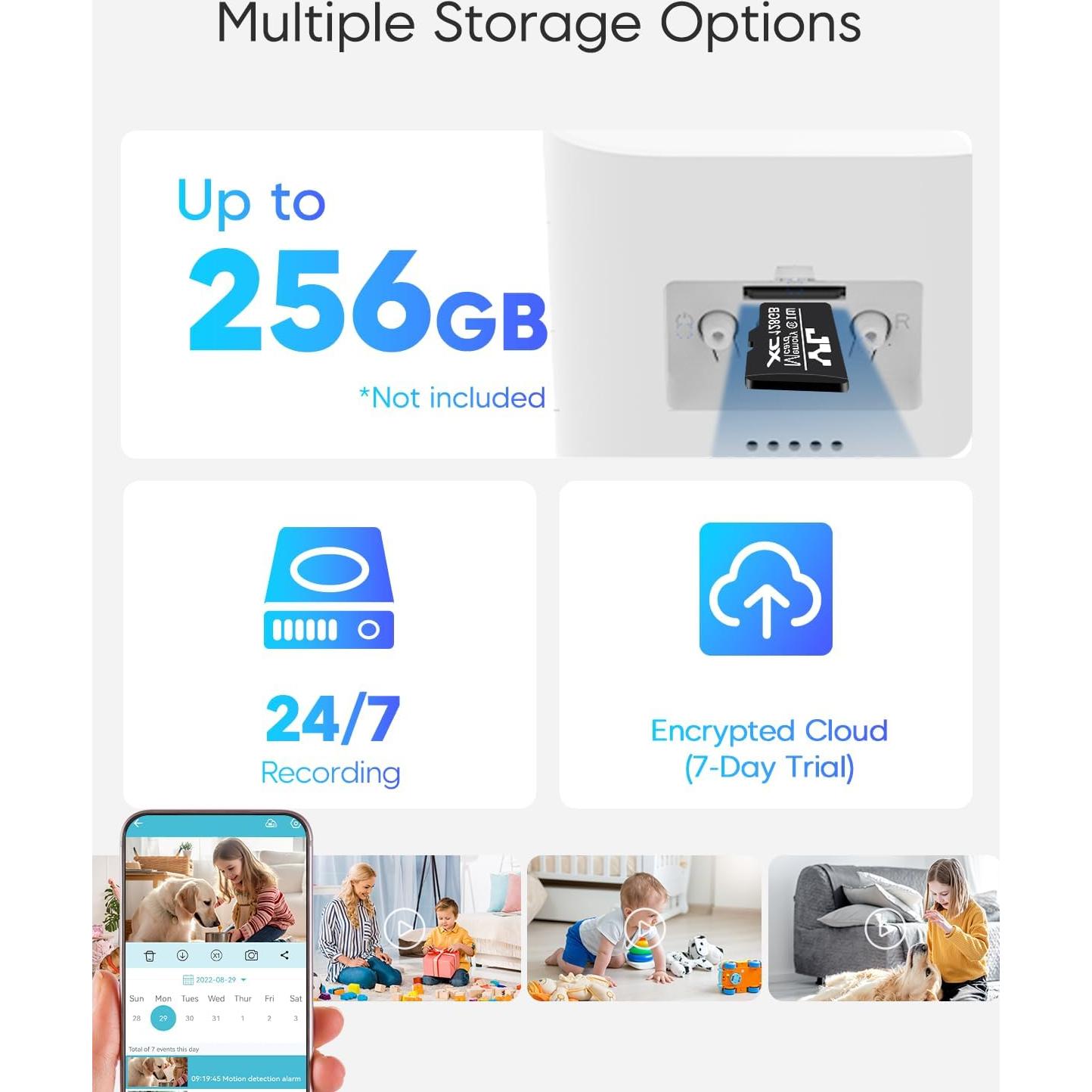 Cámara Exterior VSTARCAM 2K WiFi con Visión Nocturna a Color
