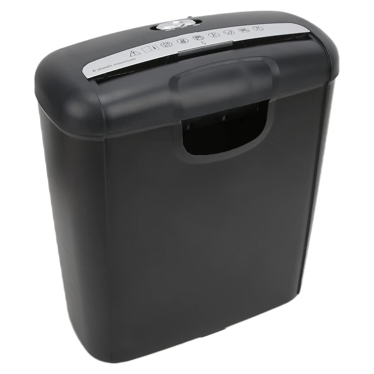 Trituradora de Papel Fdit 6 Hojas 10L Compacta 220V/110V